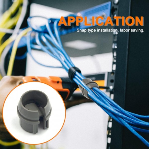 YIDE 1/2 Inch Non-Metallic Cable Connectors, Labor Saving Snap Installation, Single Cable 14/2-10/3 AWG, Two Cables 14/2-12/2-14/3 AWG, ETL Listed