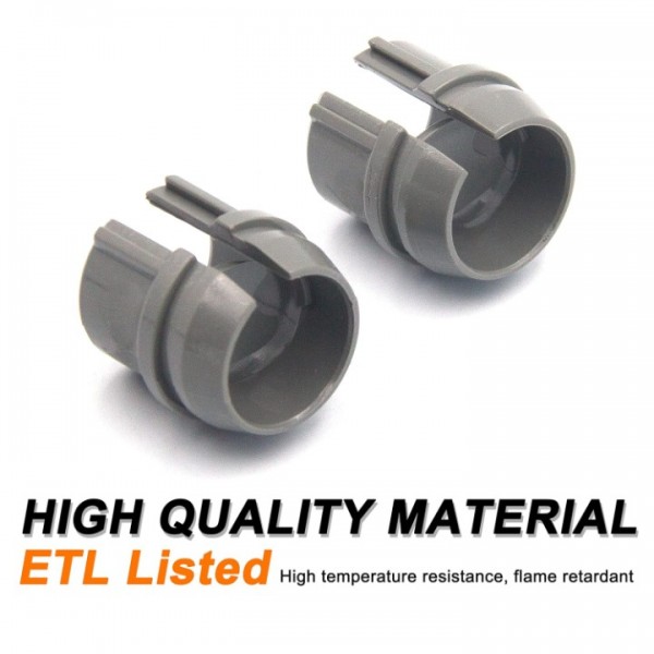 YIDE 1/2 Inch Non-Metallic Cable Connectors, Labor Saving Snap Installation, Single Cable 14/2-10/3 AWG, Two Cables 14/2-12/2-14/3 AWG, ETL Listed